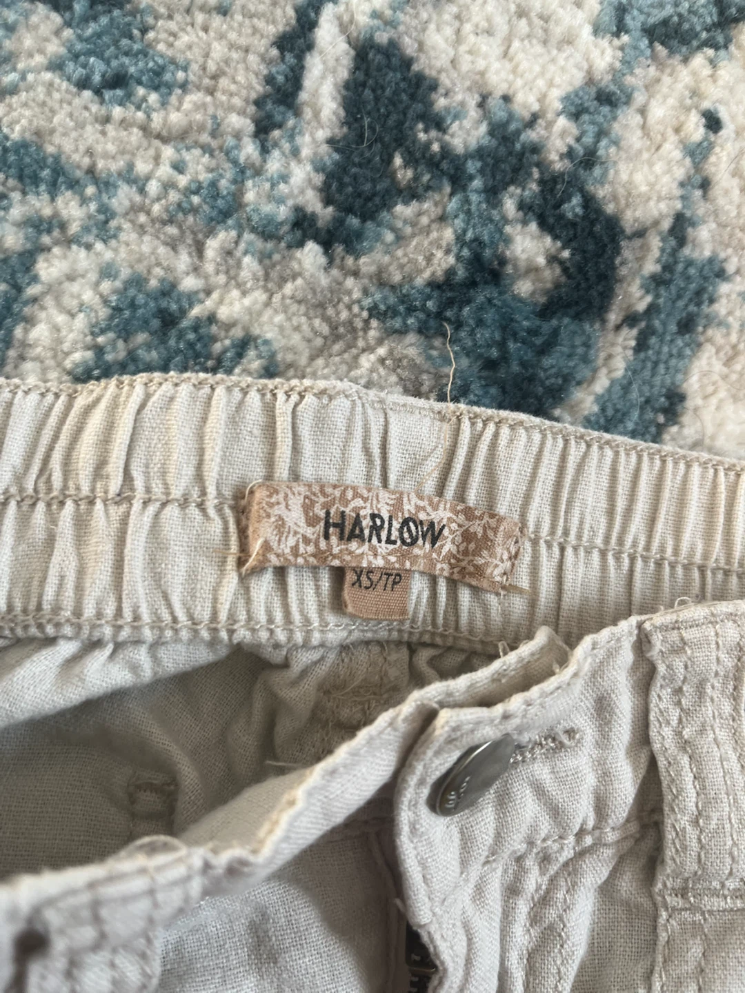 Harlow Beige Cargo Joggers XS - photo 2