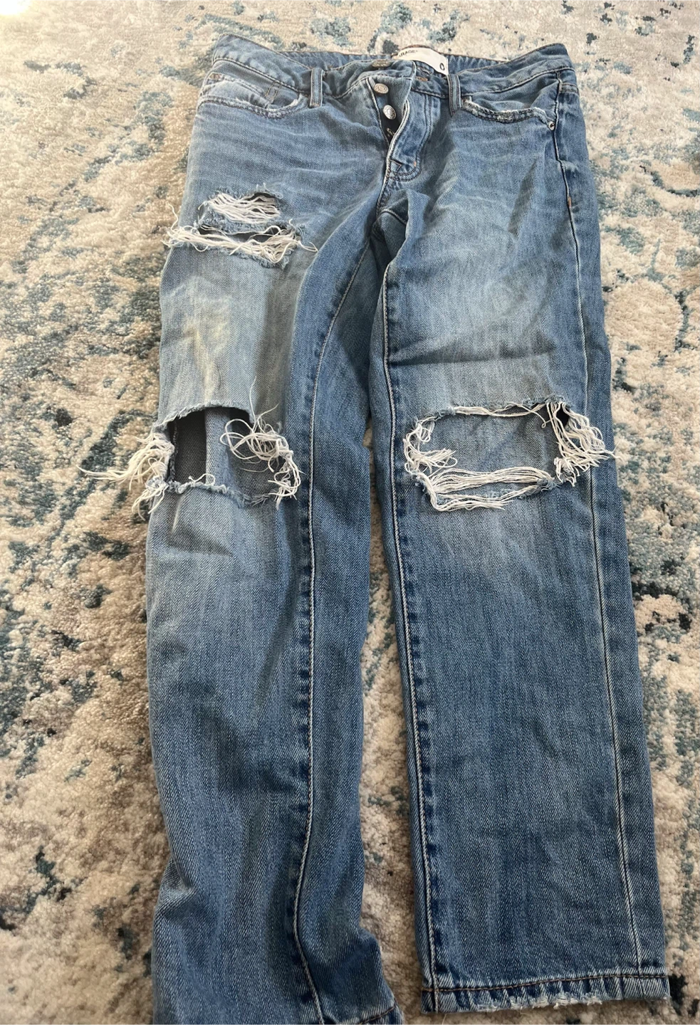 Garage Distressed Denim Jeans