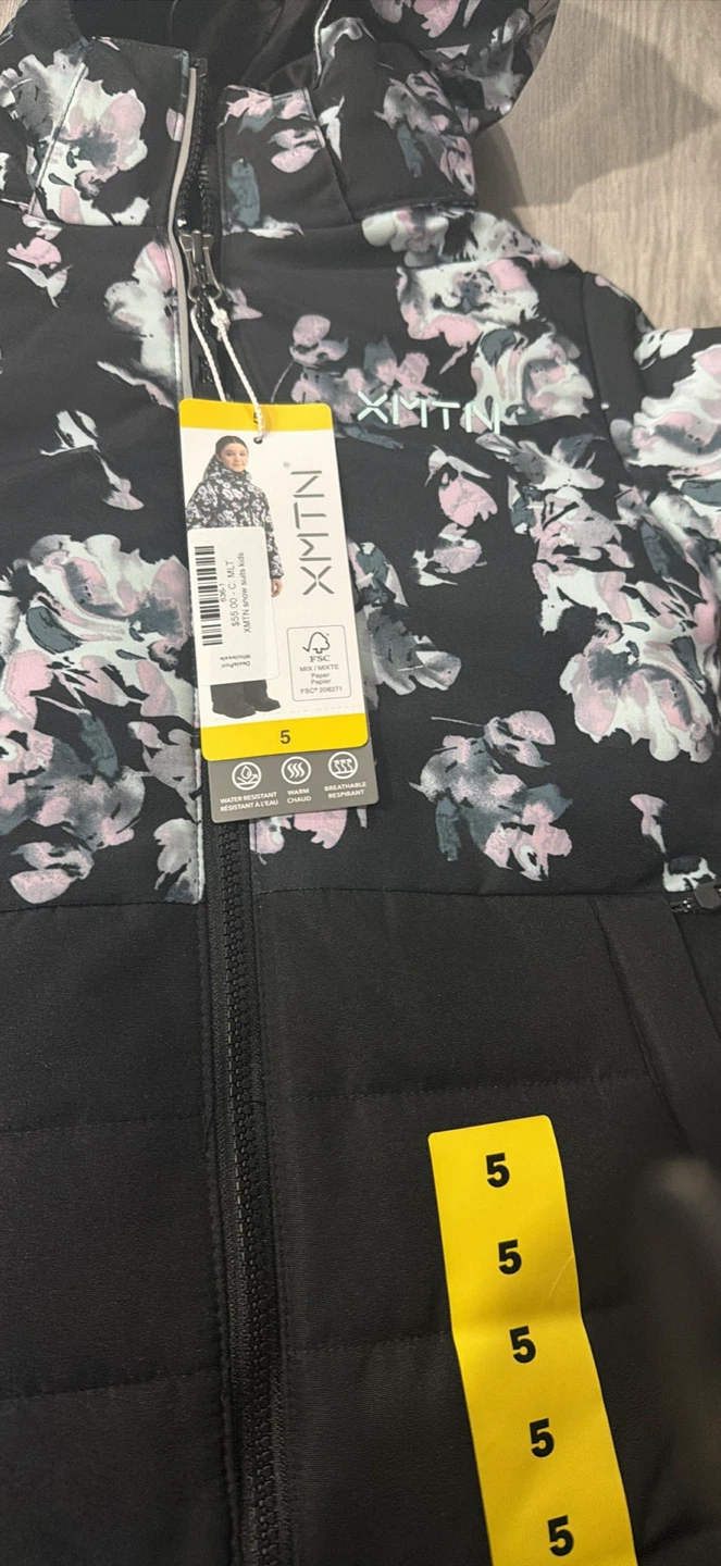 XMTN Kids Floral Snow Suit Size 5 - photo 2