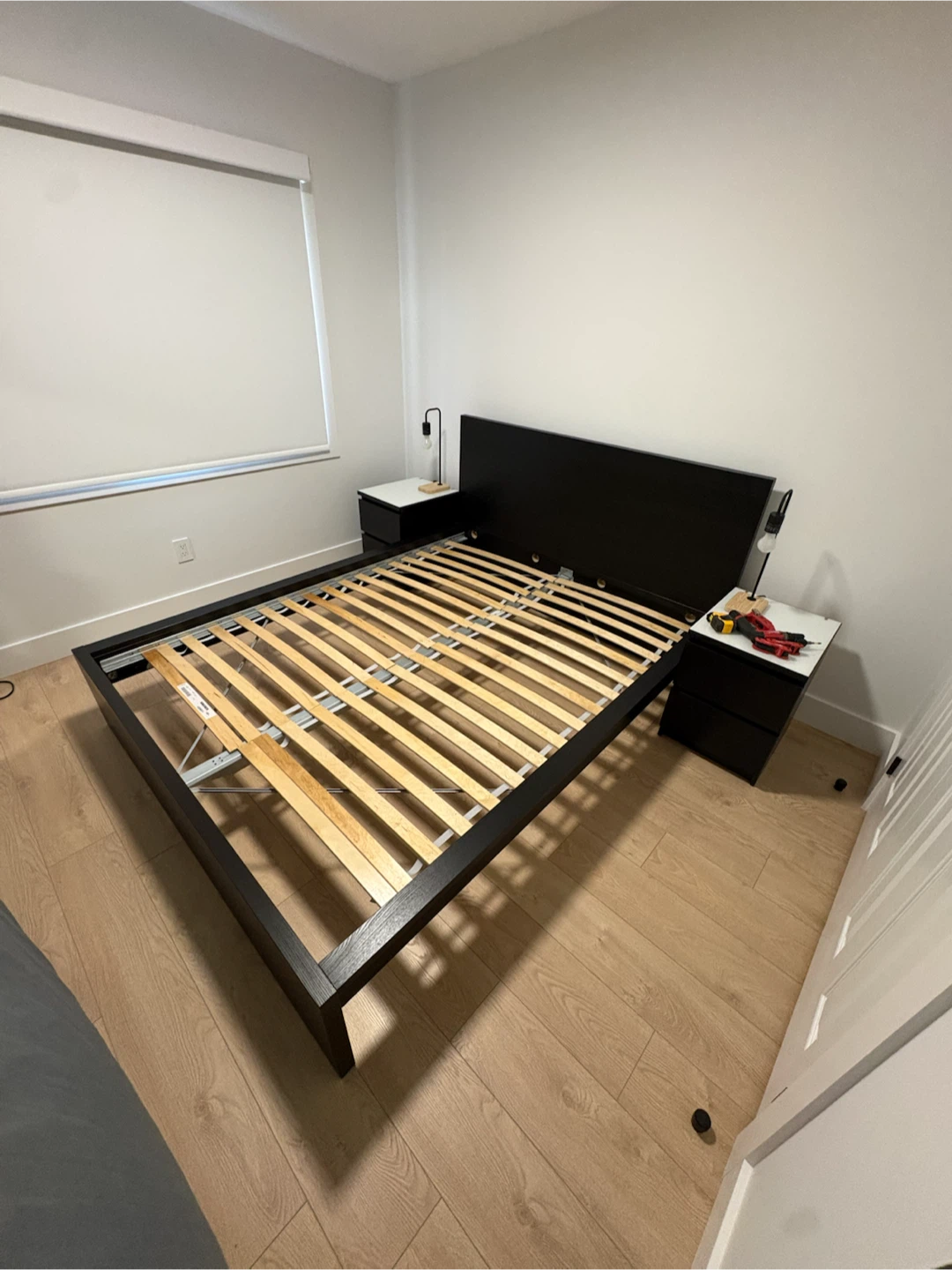 IKEA Malm Bed Frame and nightstand