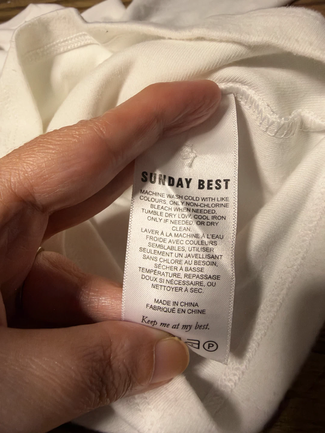 Sunday Best White Long Sleeve Polo - photo 3