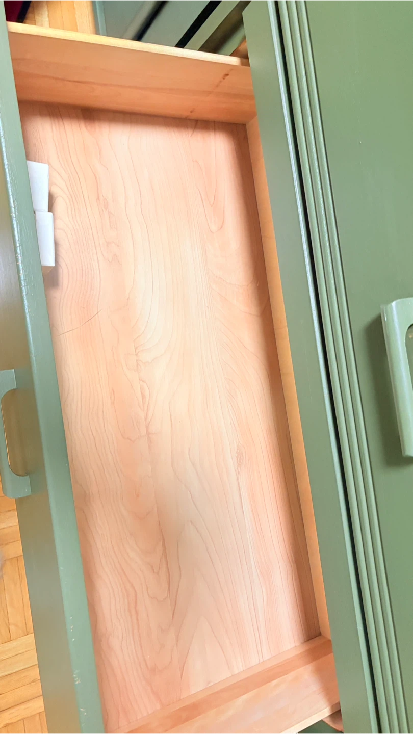 Five-Drawer Sage Green Dresser - photo 3