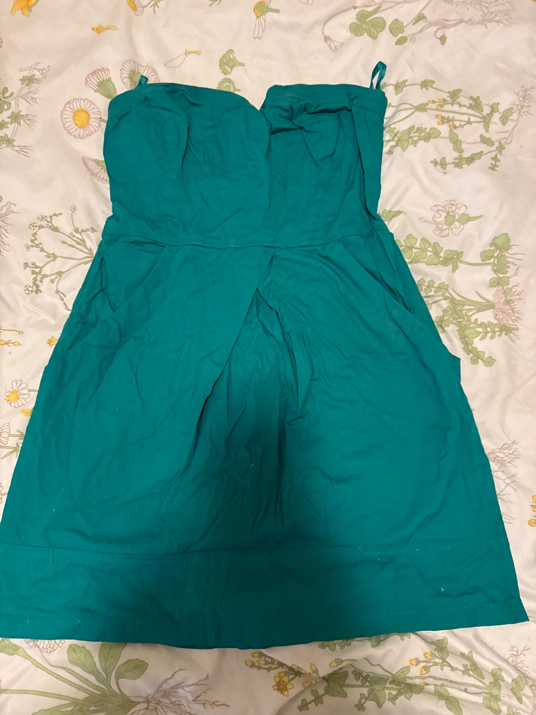 Dynamite teal strapless dress