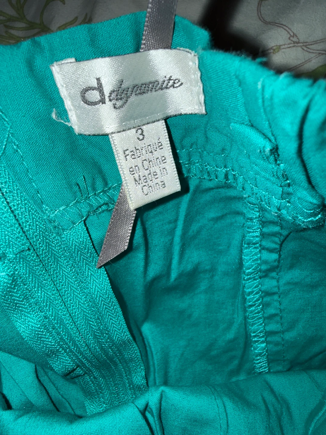 Dynamite teal strapless dress - photo 2