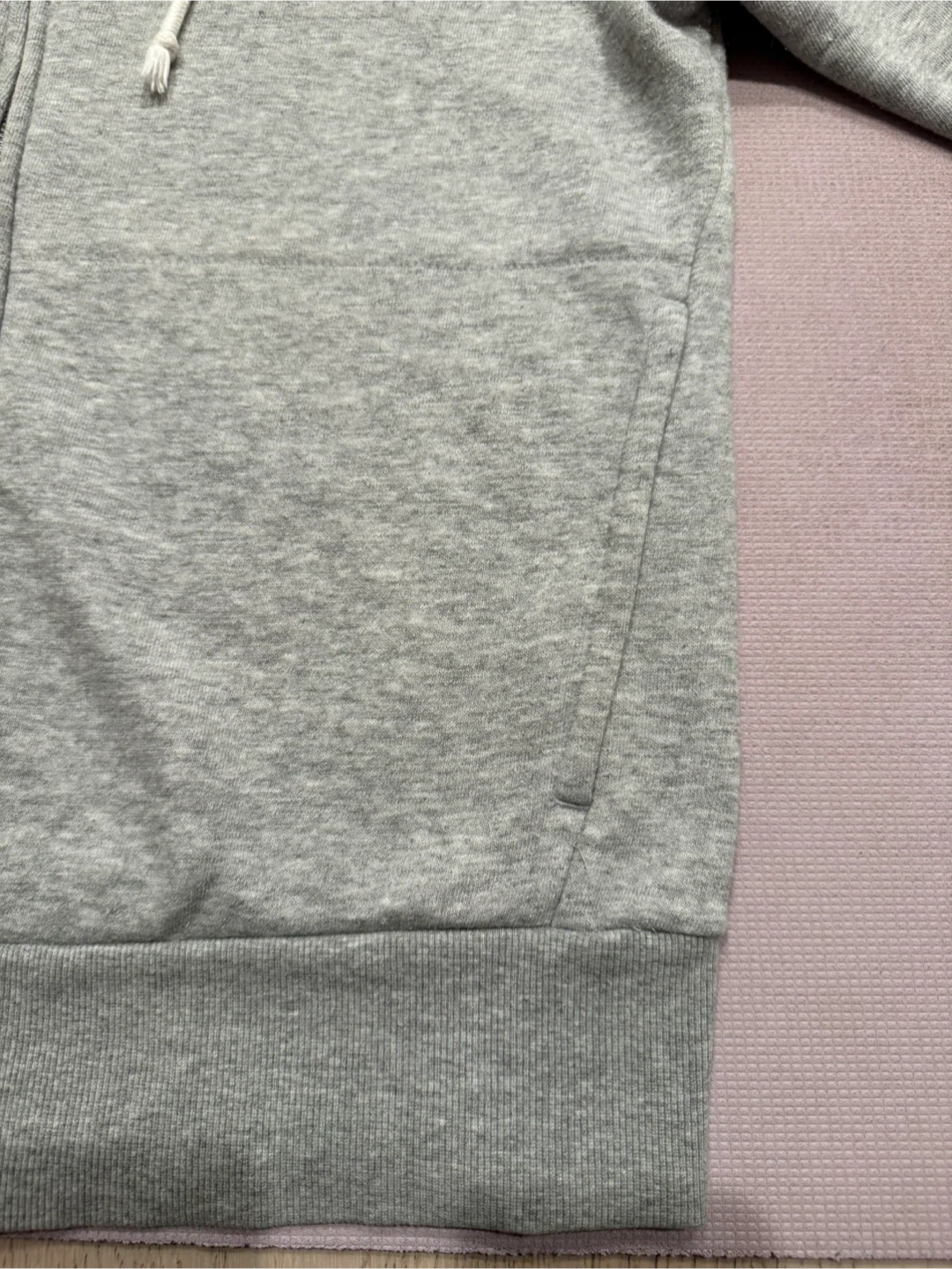 Muji Grey zip-up hoodie, size S - photo 3