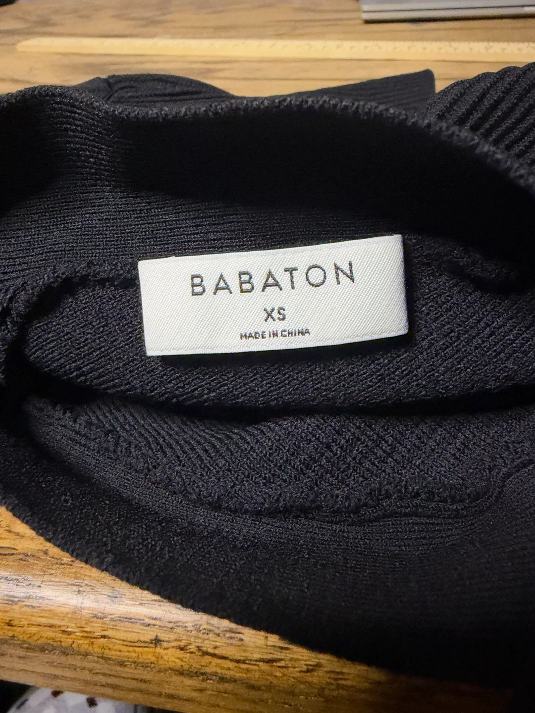 Babaton Black Ribbed Halter Top - photo 2