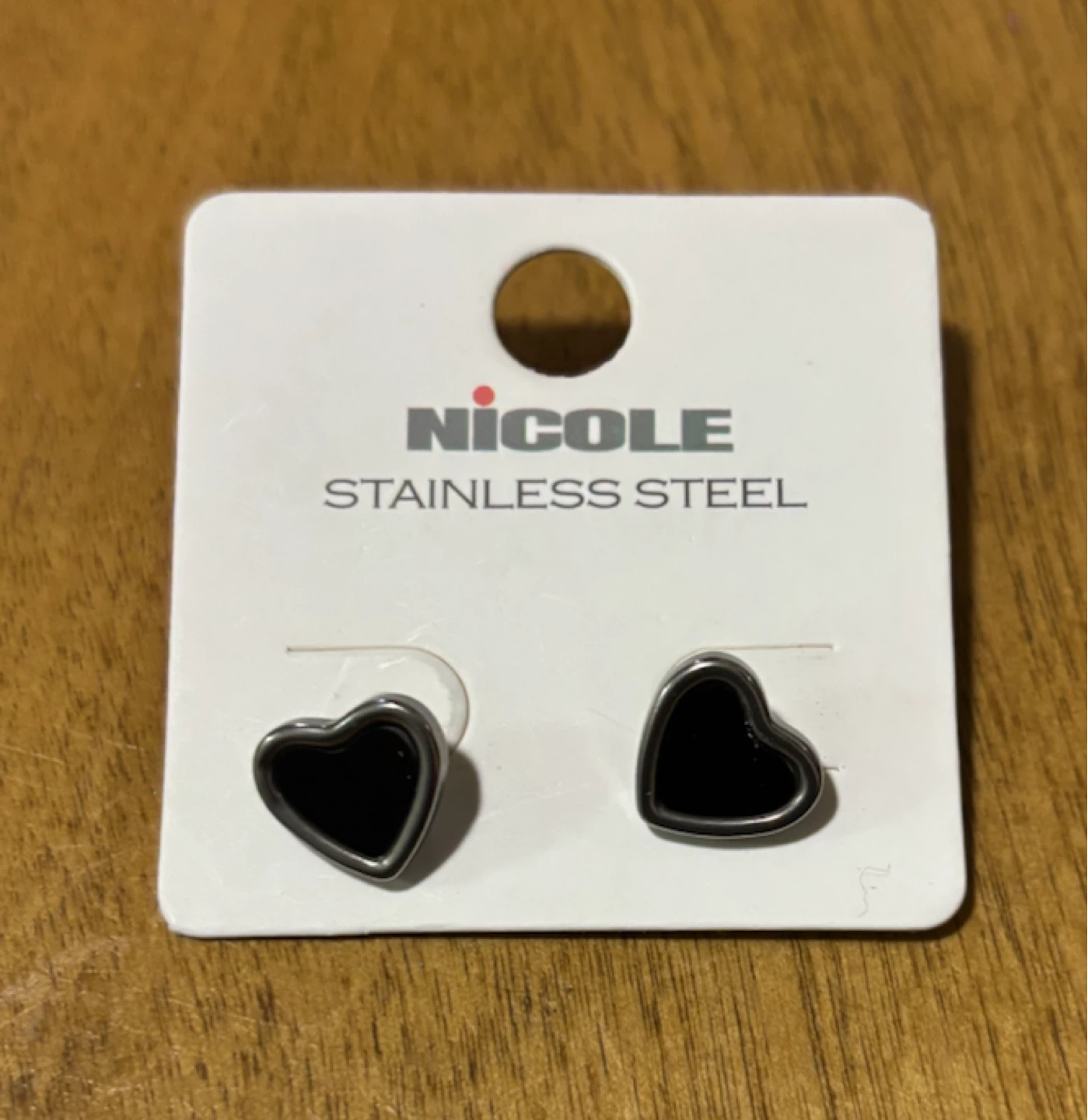 NEW-CLEARANCE-Nicole Stainless Steel Heart Earrings