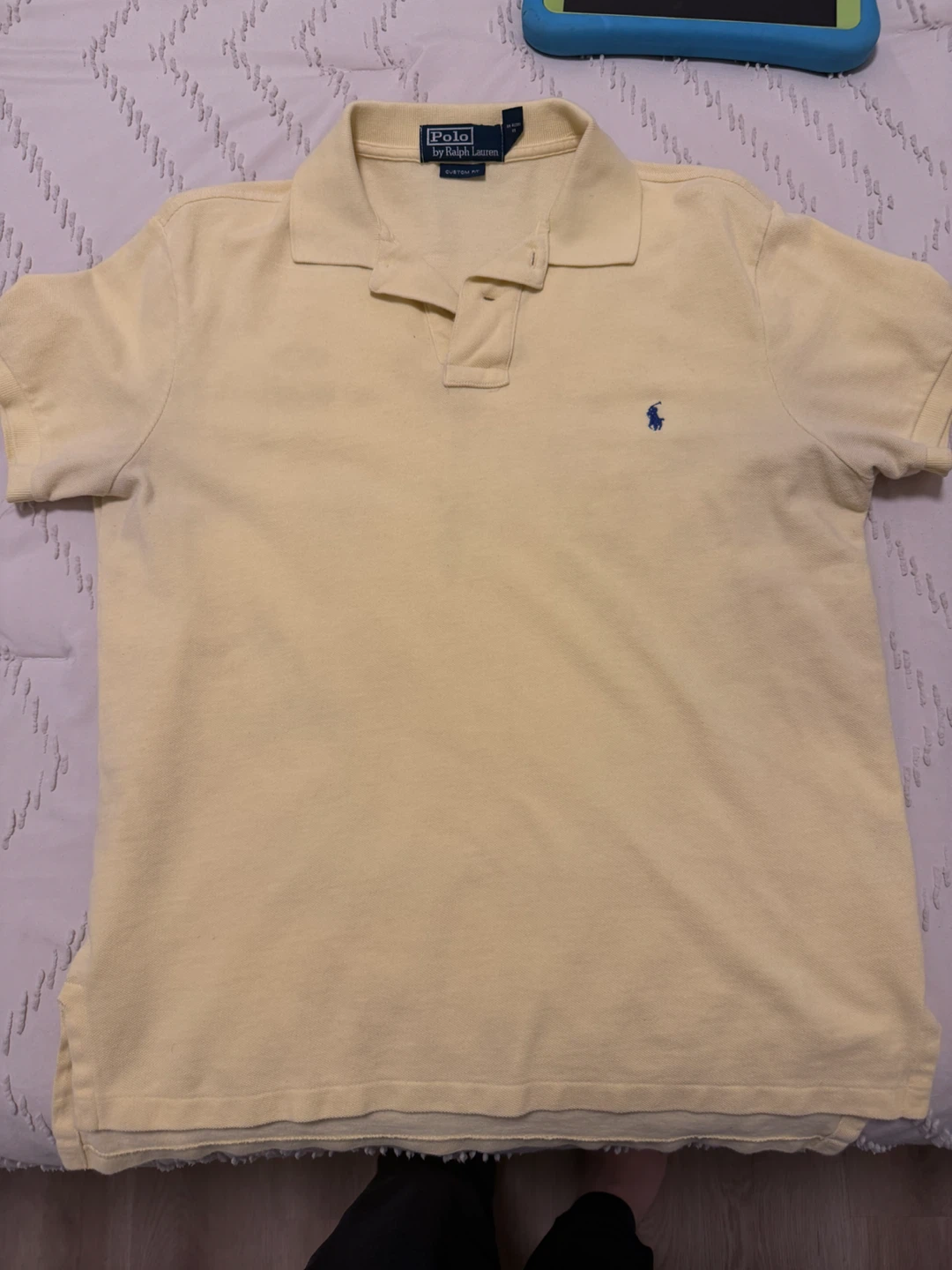 Polo by Ralph Lauren Yellow Custom Fit Polo Shirt