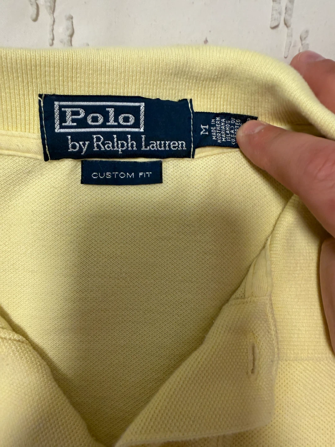 Polo by Ralph Lauren Yellow Custom Fit Polo Shirt - photo 2