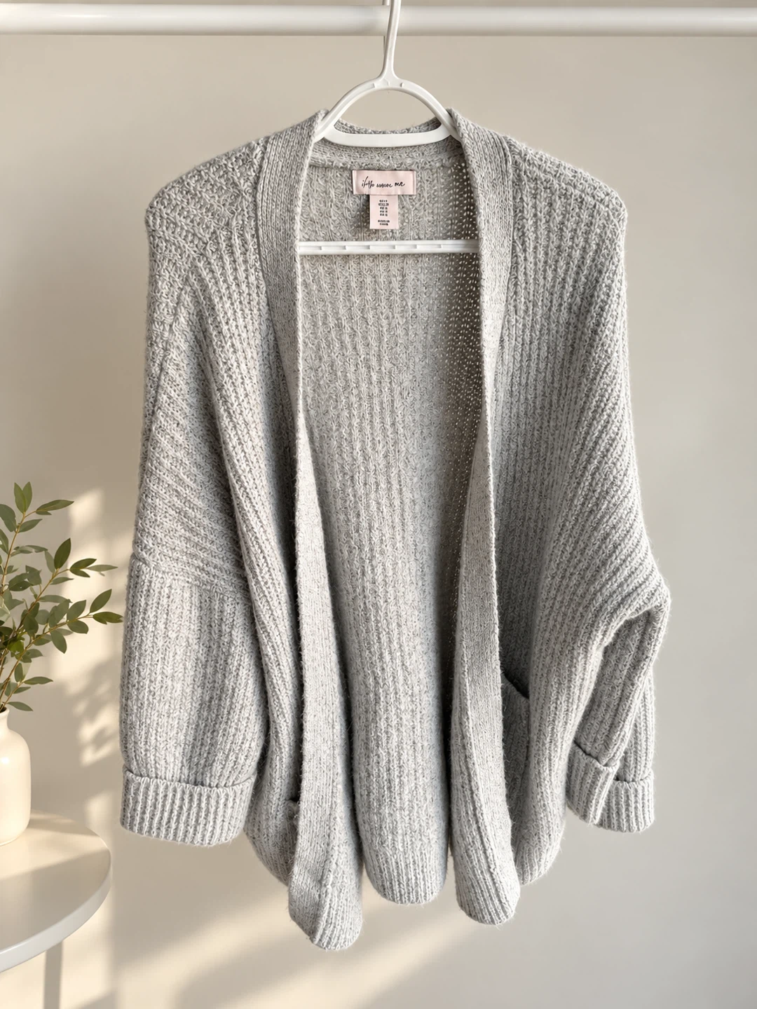 Grey Knit Cardigan