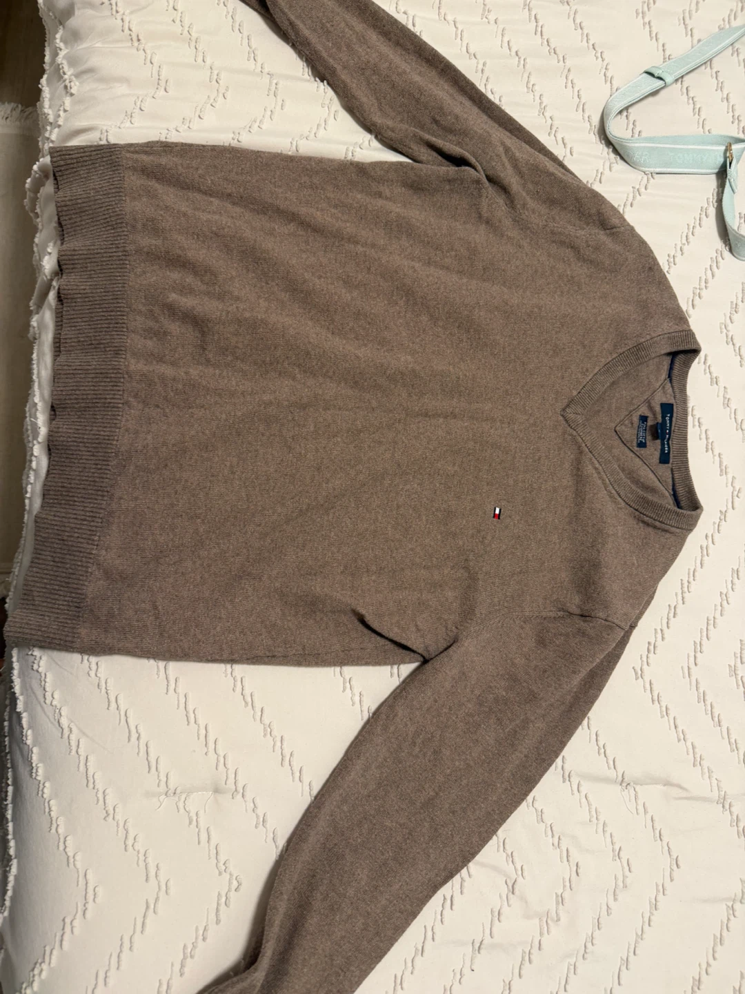 Tommy Hilfiger Pima Cotton Cashmere V-Neck Sweater - photo 2