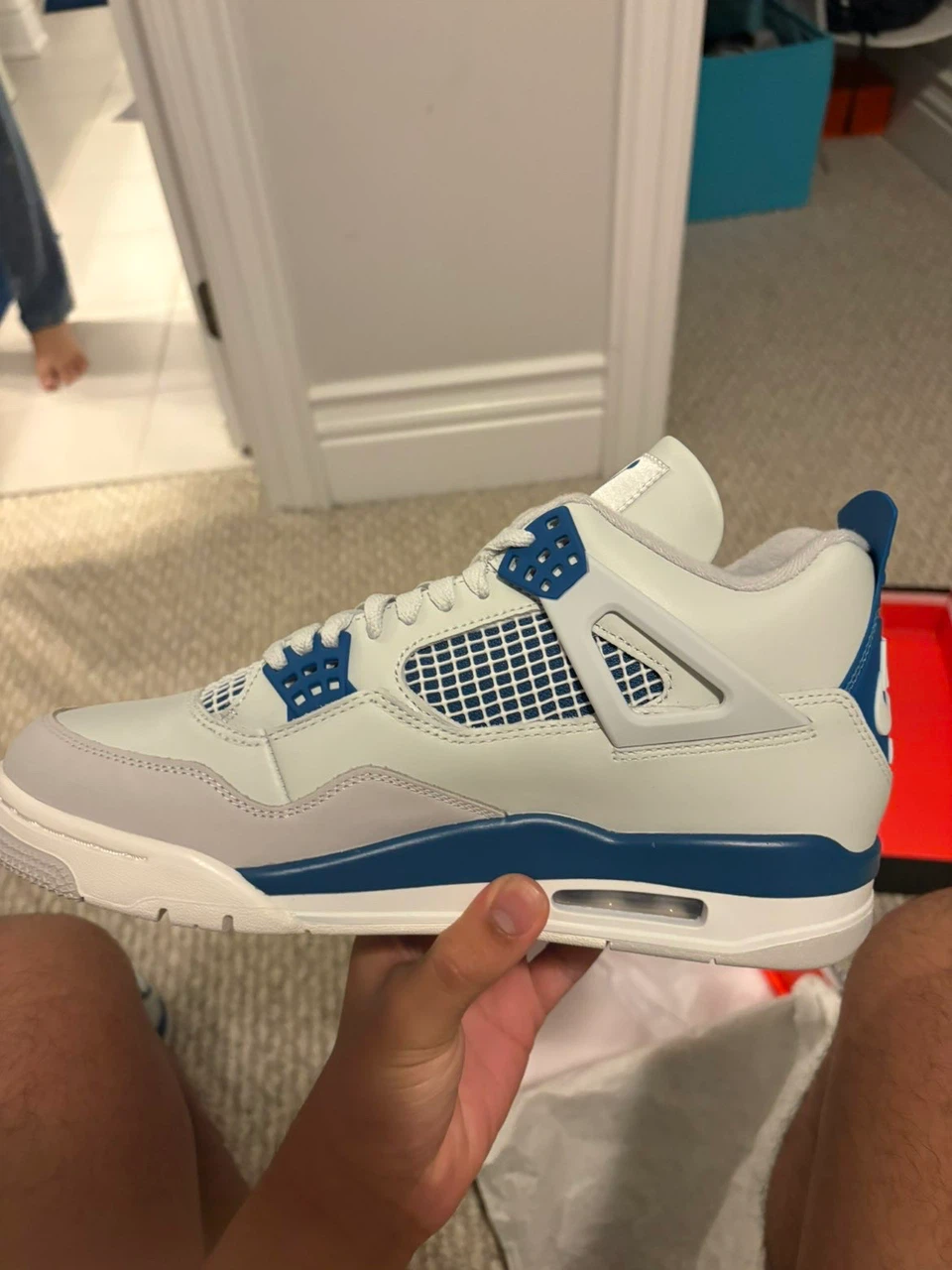 Nike Air Jordan 4 Military Blue(DEADSTOCK)