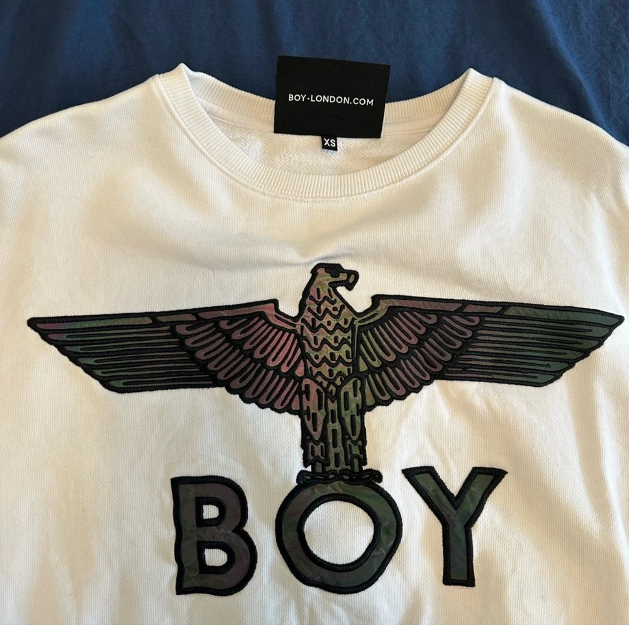 BOY London White Crewneck Sweatshirt