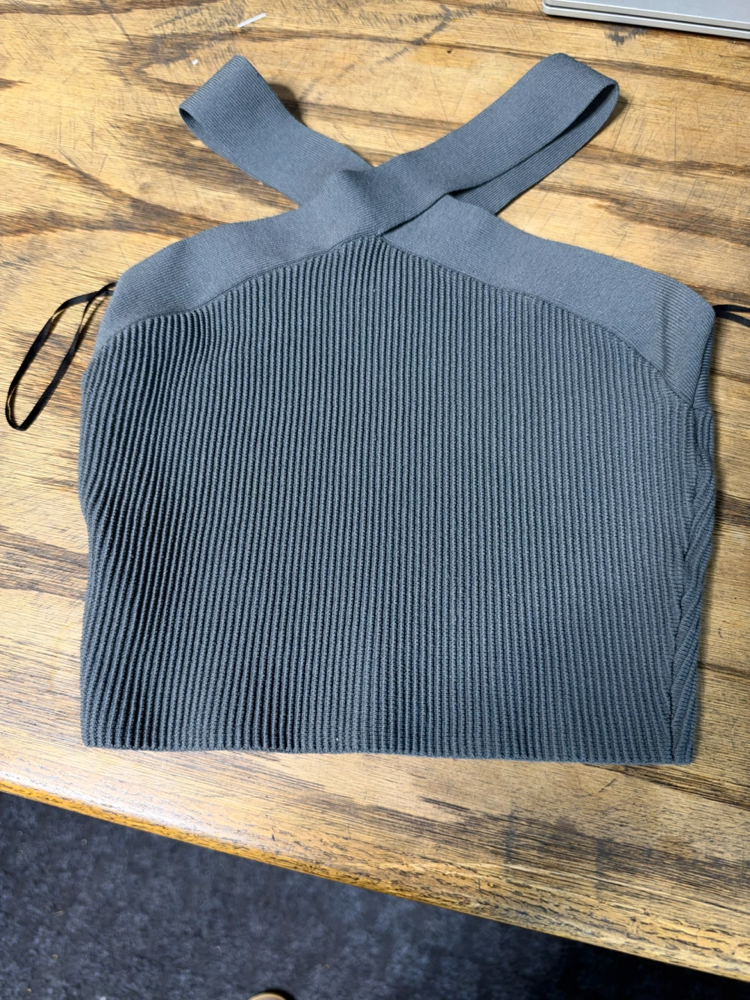 Babaton Ribbed Halter Top