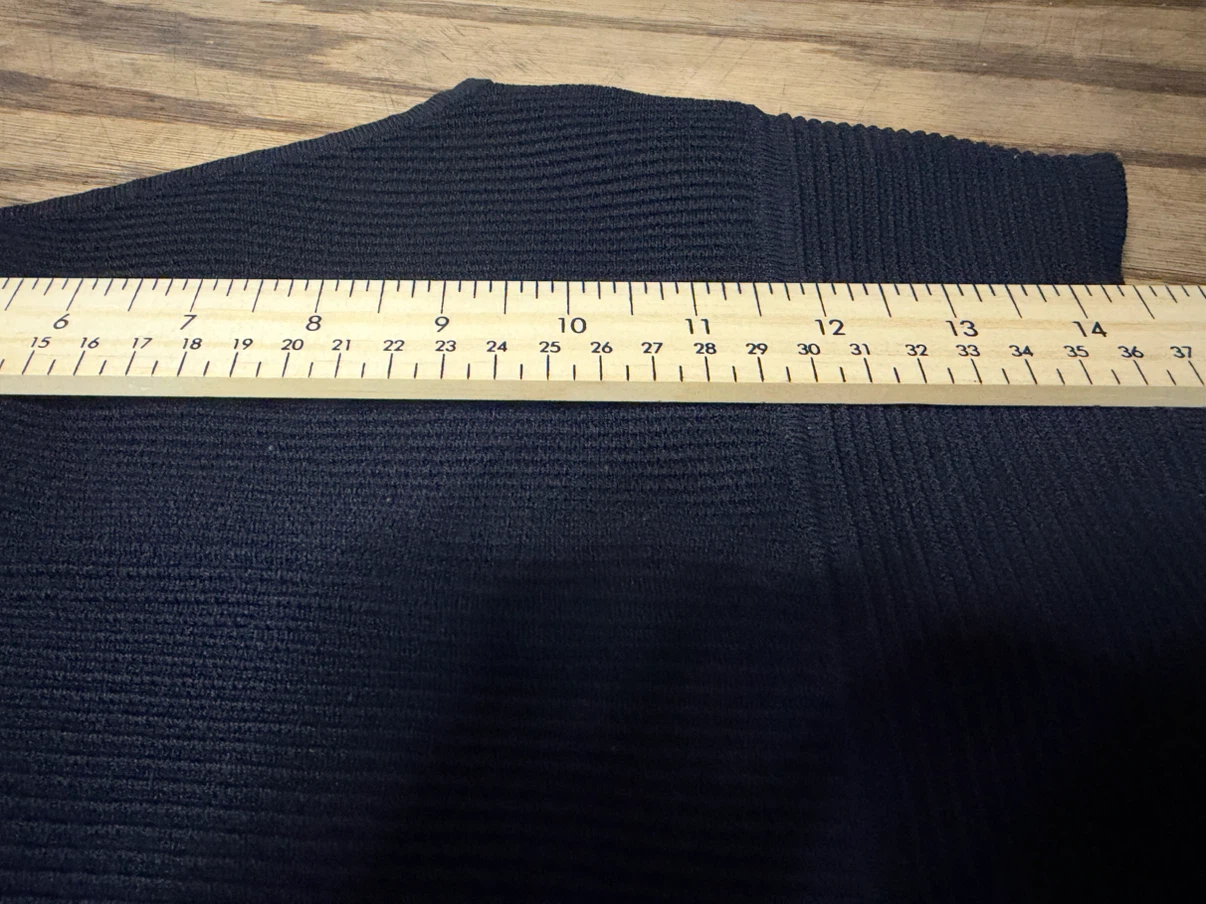 Babaton black knit ribbed crop top - photo 4