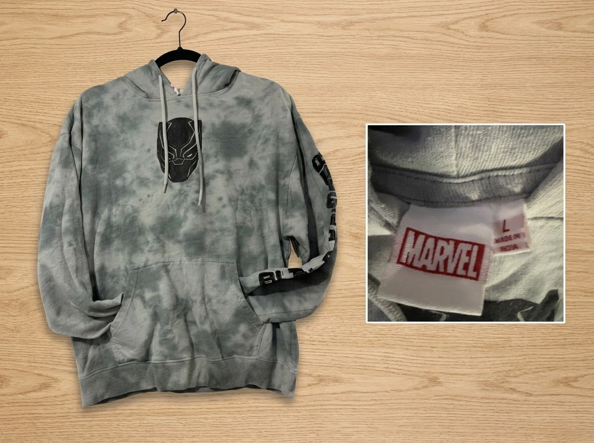 Marvel Black Panther Tie-Dye Hoodie