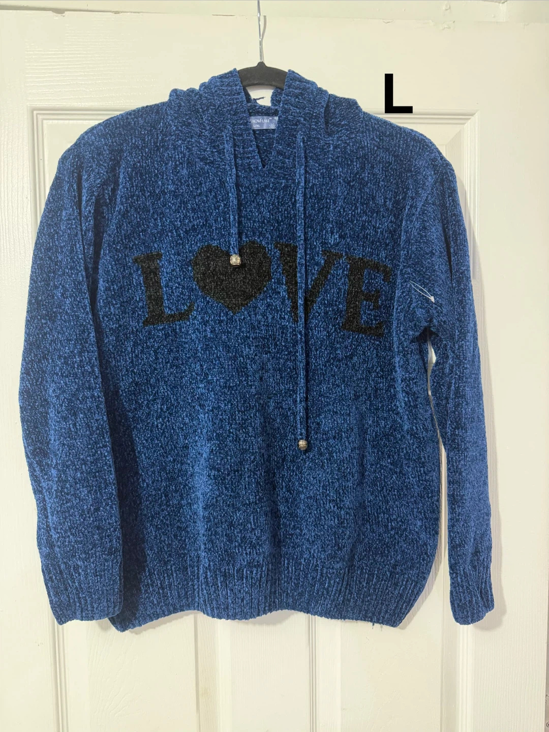 Snowflame Blue LOVE Hoodie
