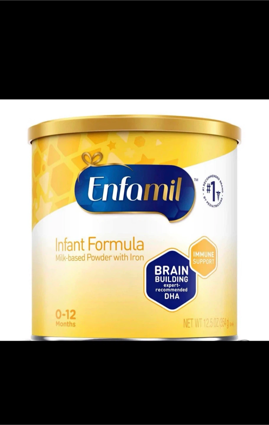 4 available Enfamil Infant Formula 0-12 Months 12.5 oz