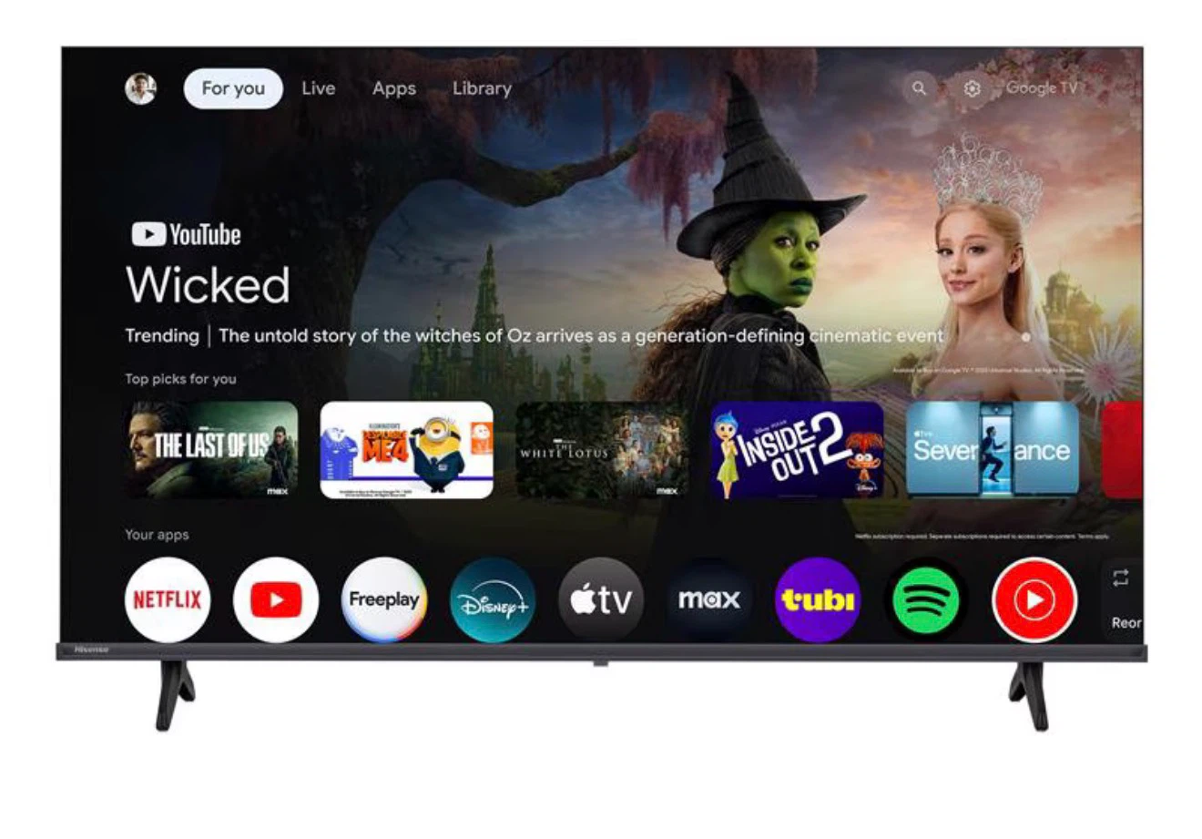 Hisense 50-inch 4K UHD Smart TV with Google TV