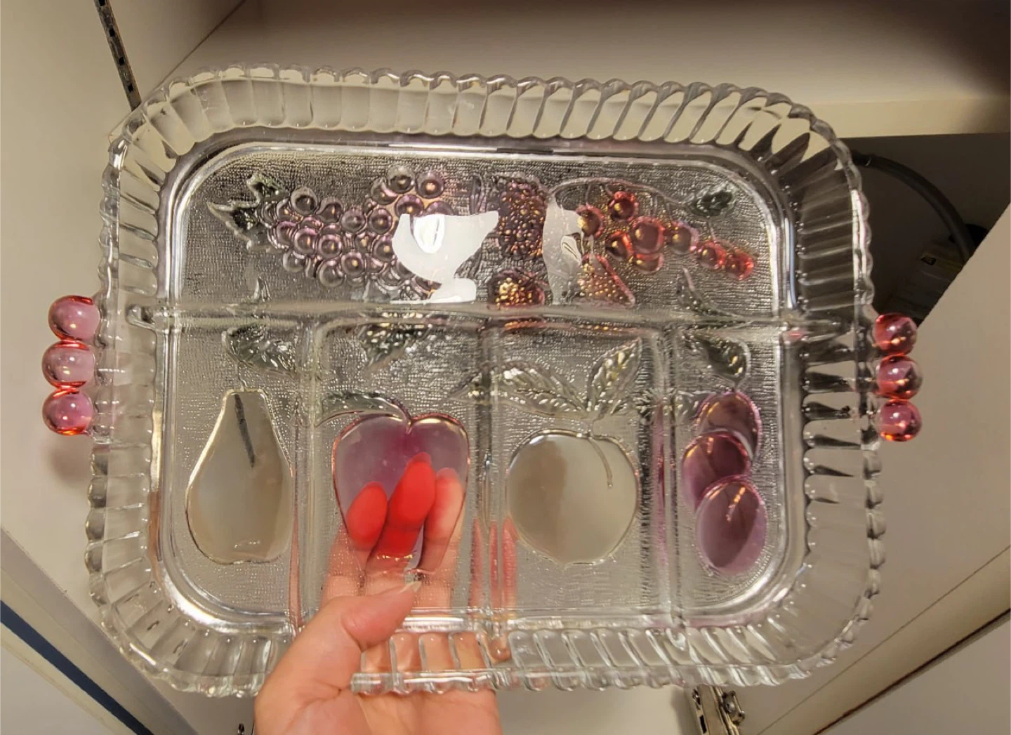 vintage Indiana Glass 5-Section Divided Relish Tray - photo 2