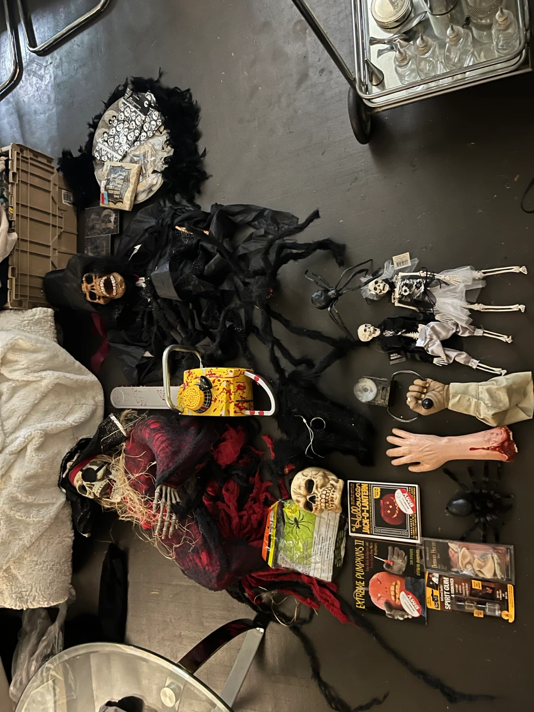 Large Halloween Decoration and Prop Collection