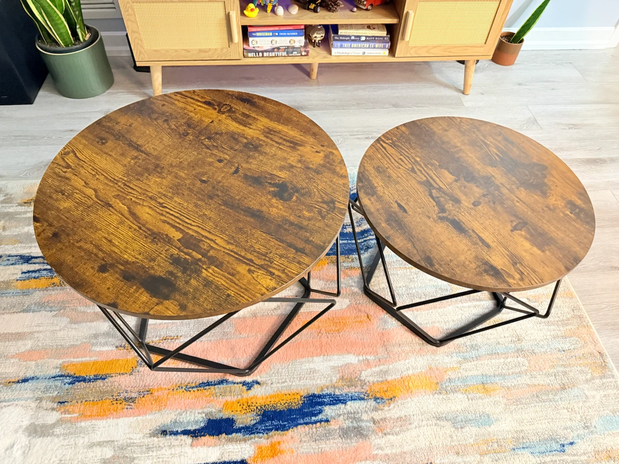 Set of Two Nesting Coffee Tables - photo 3