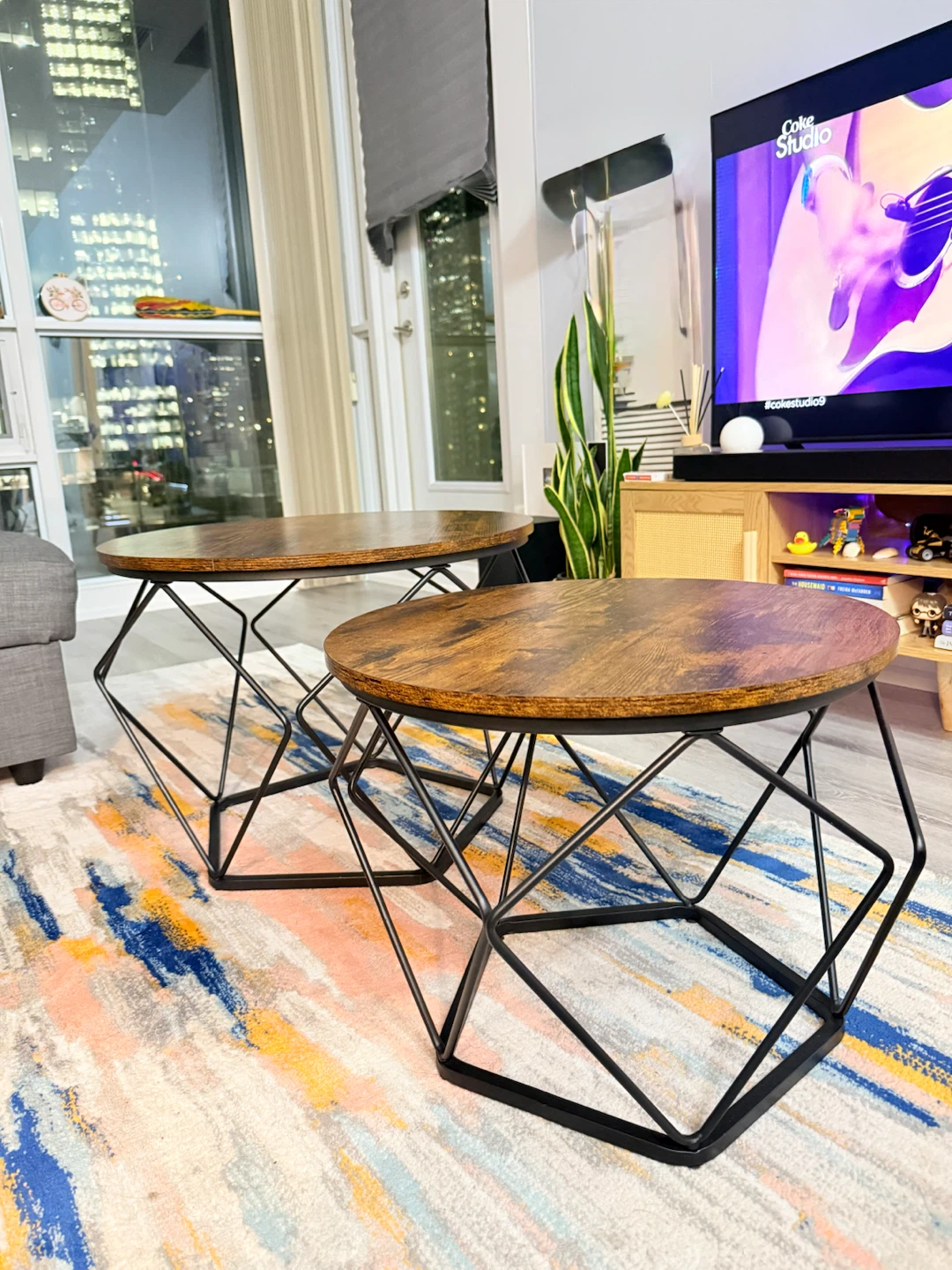 Set of Two Nesting Coffee Tables - photo 4