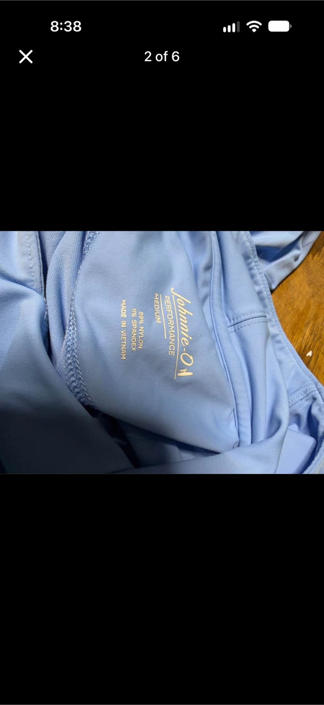 Johnnie-O Performance Hoodie Light Blue Medium - photo 2