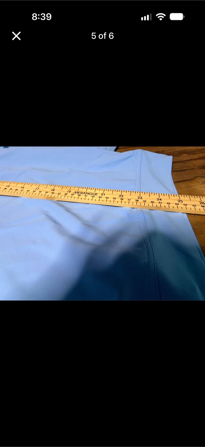 Johnnie-O Performance Hoodie Light Blue Medium - photo 5