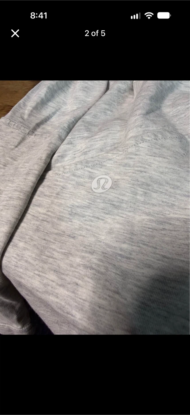 Lululemon light grey long sleeve shirt - photo 2