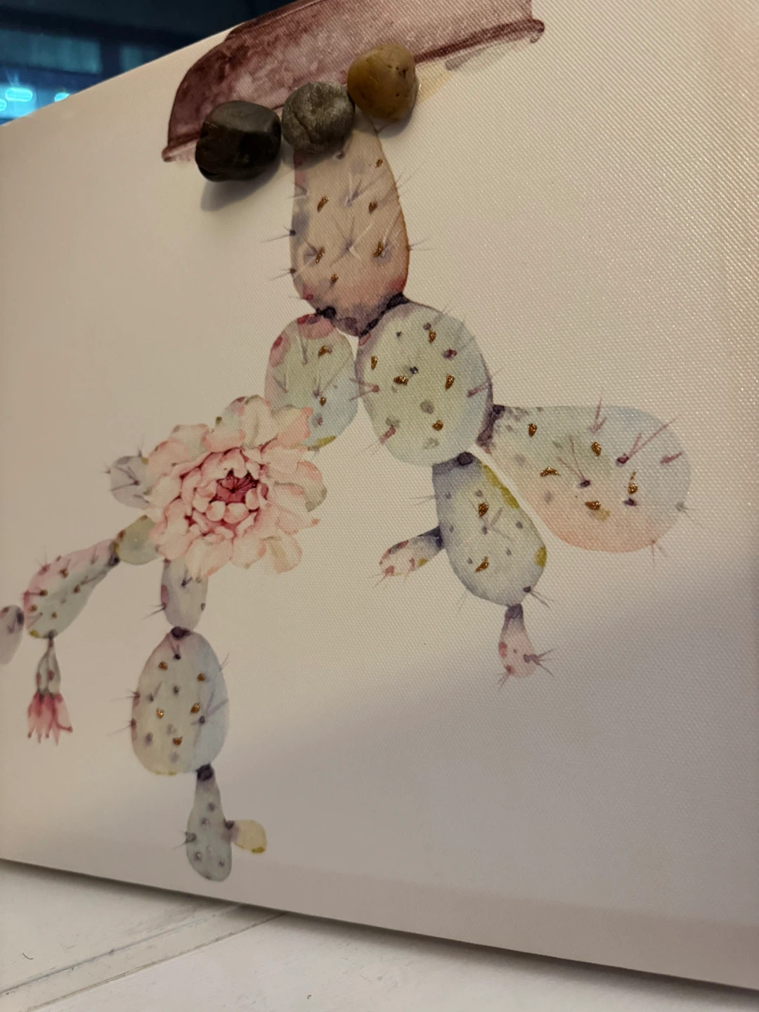 Cactus wall art