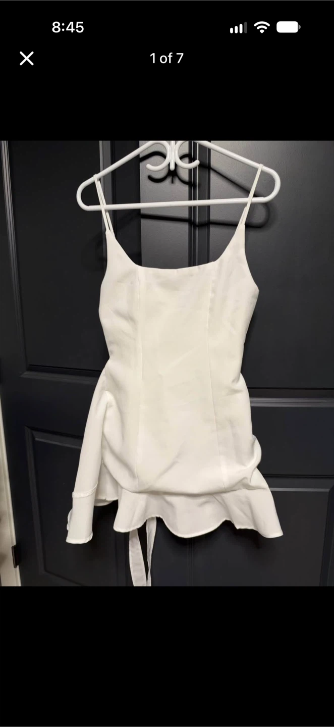 White Fox white mini dress