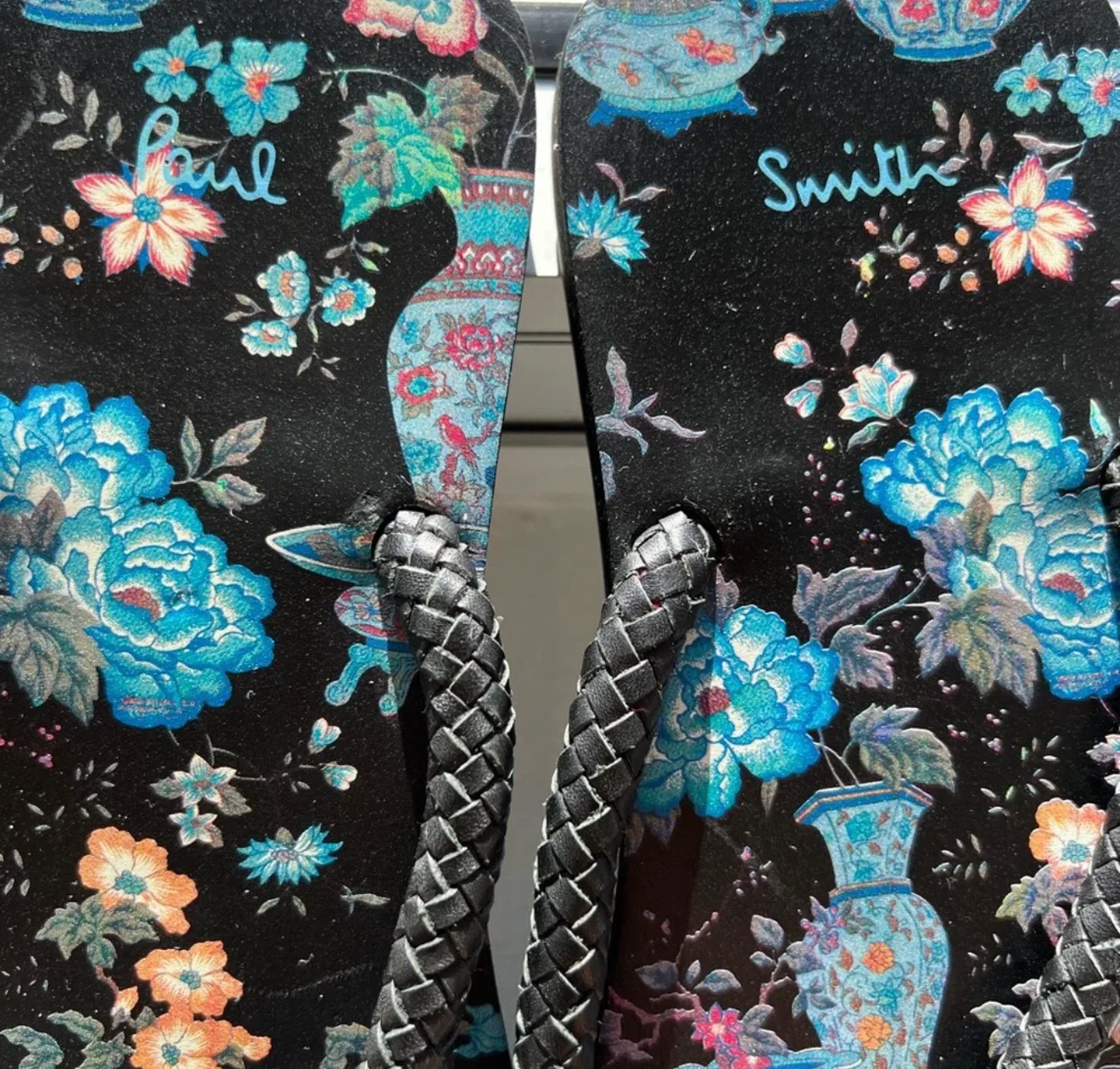Paul Smith Men’s Flip Flops Sandals with leather - photo 3