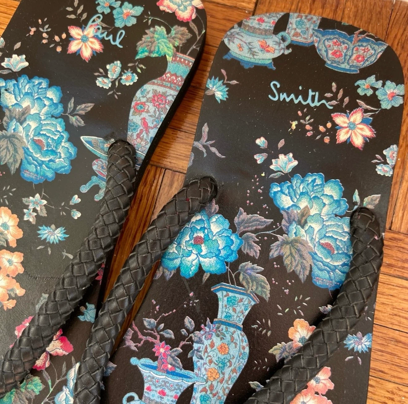 Paul Smith Men’s Flip Flops Sandals with leather - photo 4