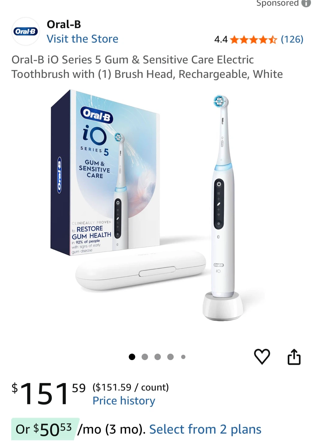 Oral-B iO Series 5 Electric Toothbrush - photo 4
