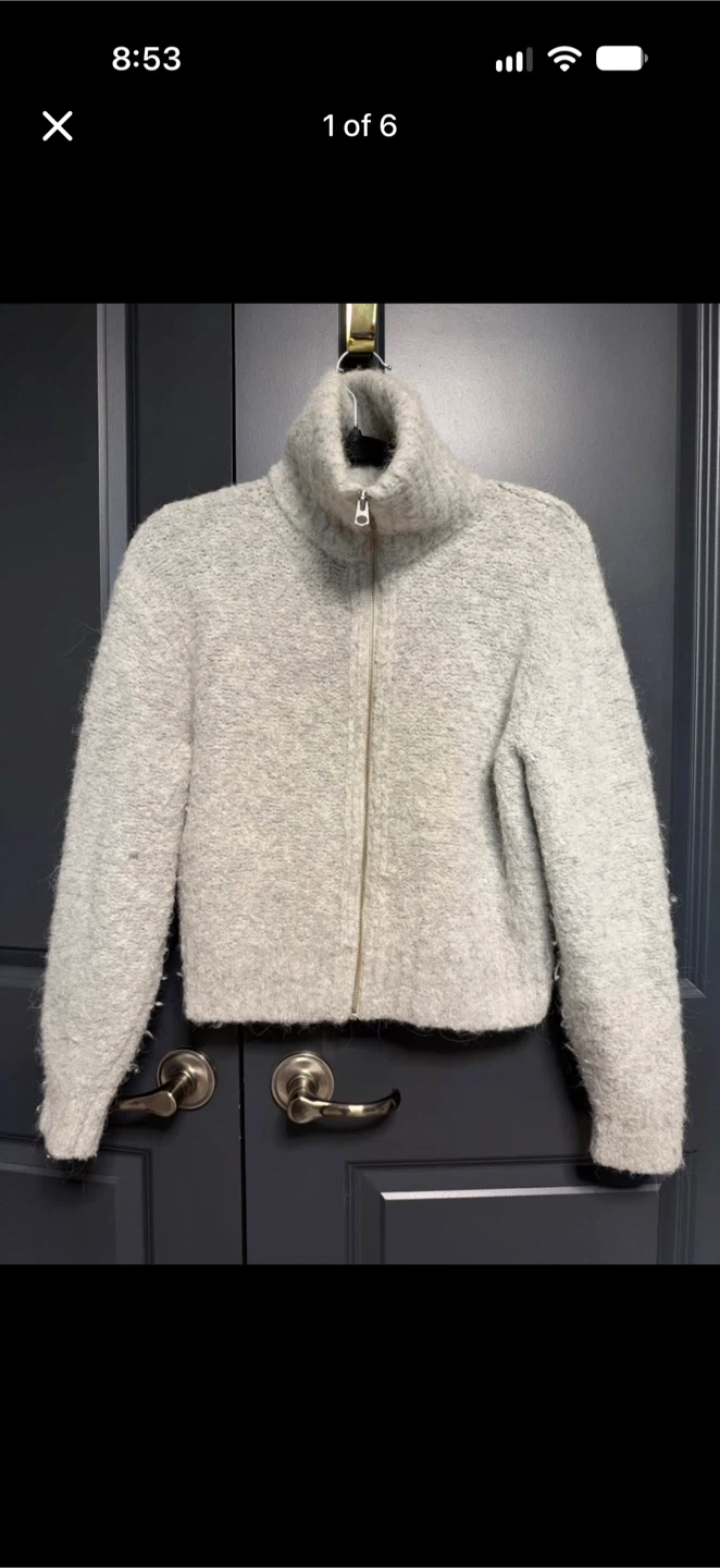 Wilfred Free Full-Zip Sweater - Size Small