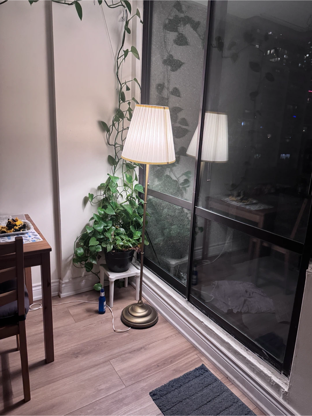 Two IKEA Classic Brass Floor Lamp - photo 2