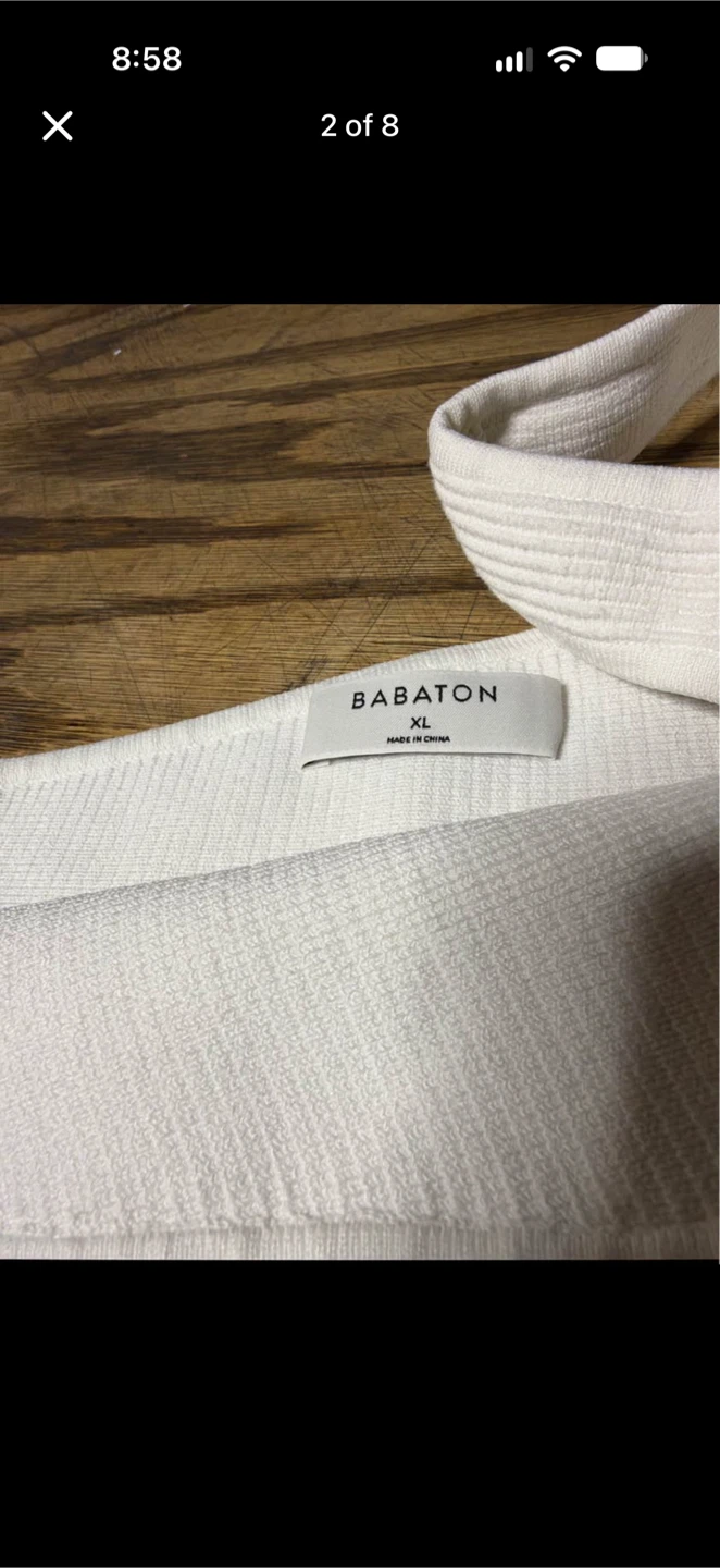 Babaton One-Shoulder Ribbed Top - XL - photo 2