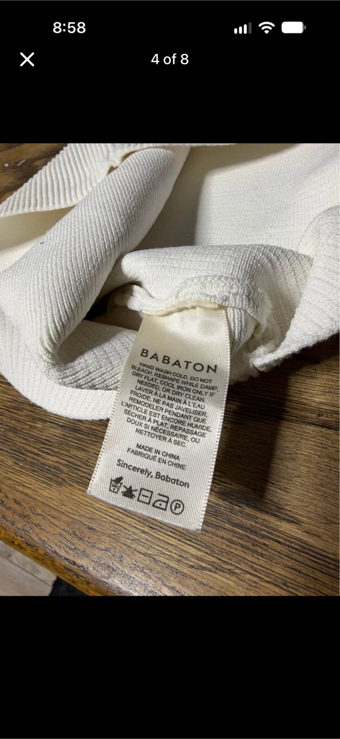 Babaton One-Shoulder Ribbed Top - XL - photo 3