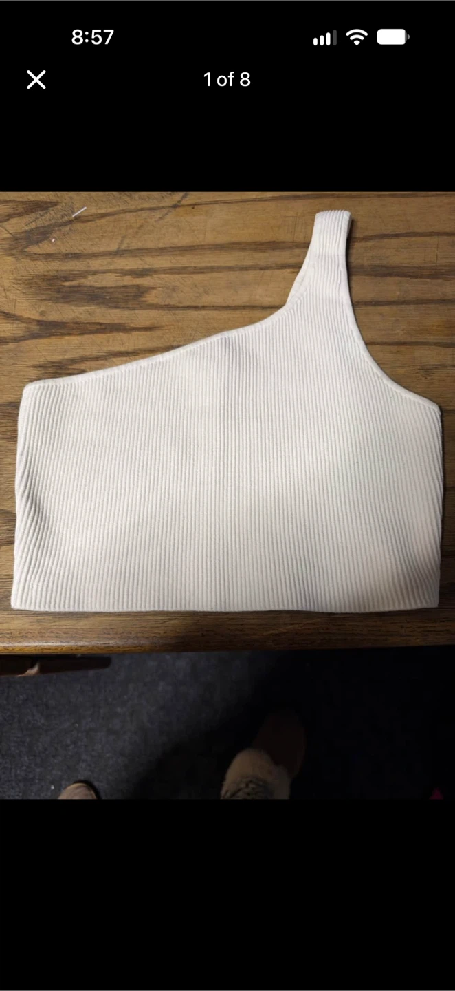 Babaton One-Shoulder Ribbed Top - XL - photo 4