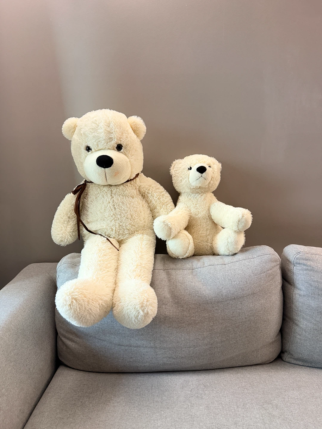 Set of 2 Cream Teddy Bears - photo 2