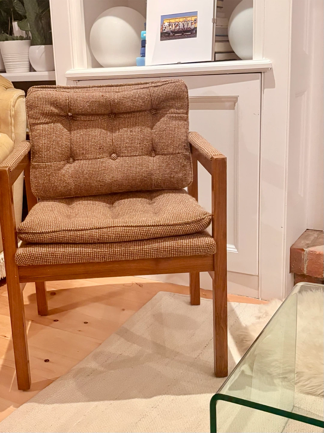 Pair Vintage Danish Mid-Century Teak Lounge Chair - photo 3