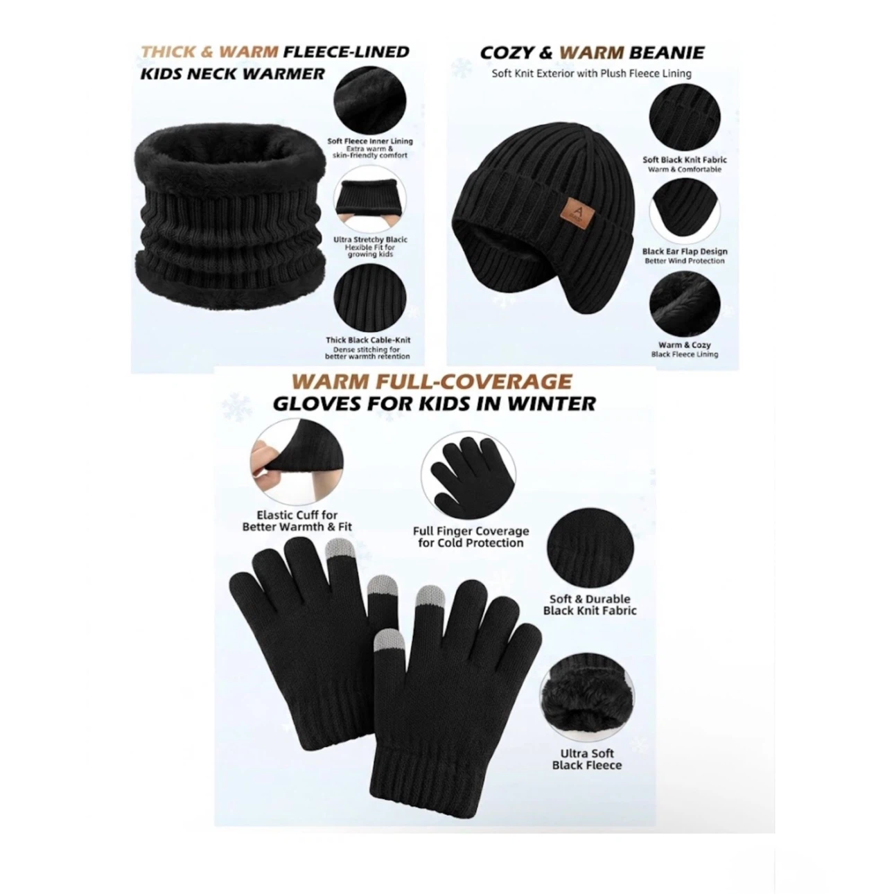 Brand new Toddler Winter Hat Gloves Scarf Set - photo 3