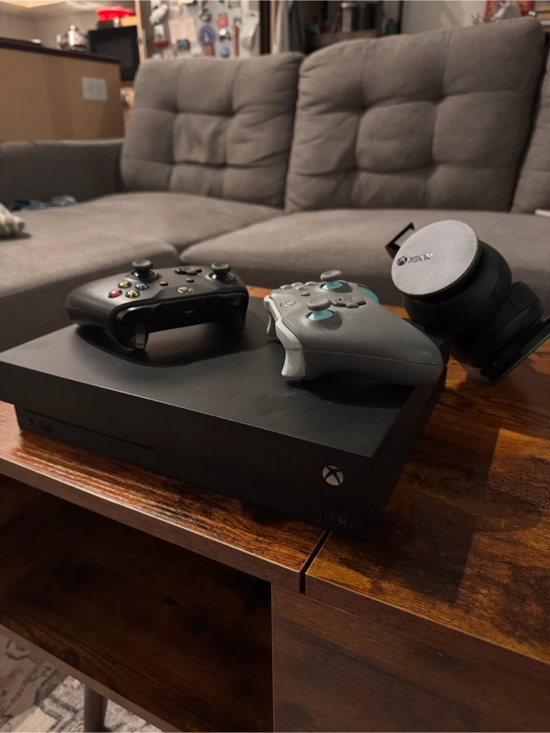 Xbox One X 1TB + Two Controllers + Xbox Headset - photo 4