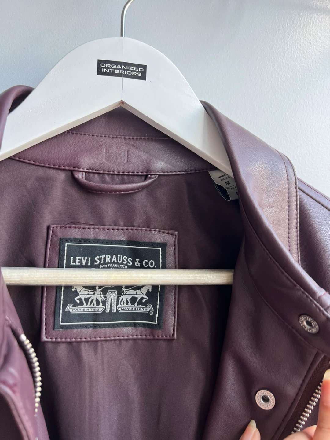Levi’s Purple Faux Leather Jacket - photo 3