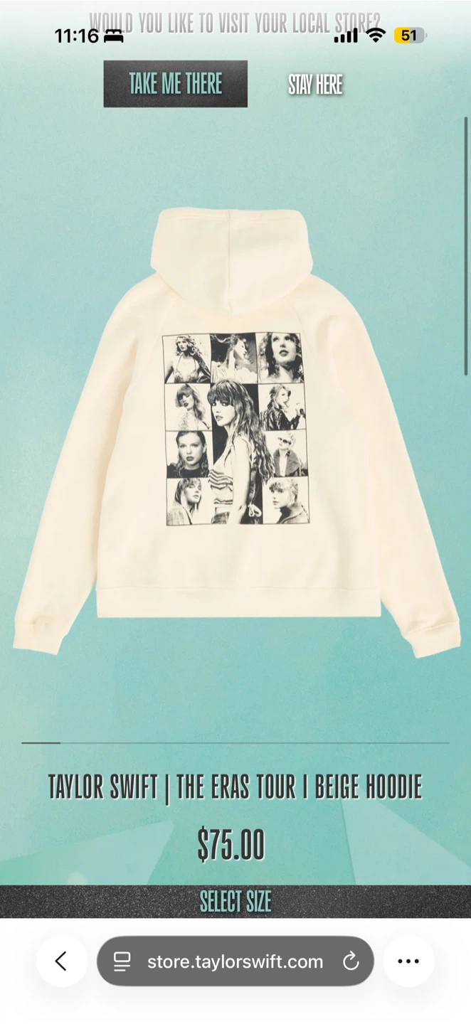 Taylor Swift The Eras Tour Hoodie - photo 4