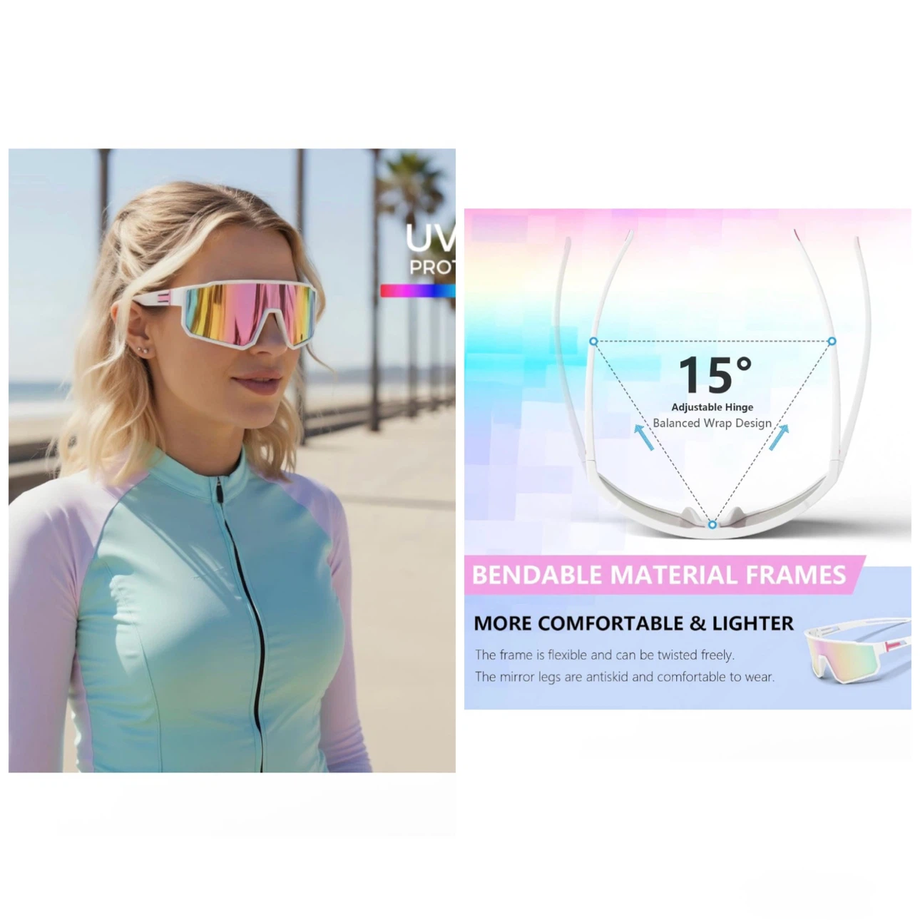 Brand new  3 Pack Running Sunglasses - photo 3