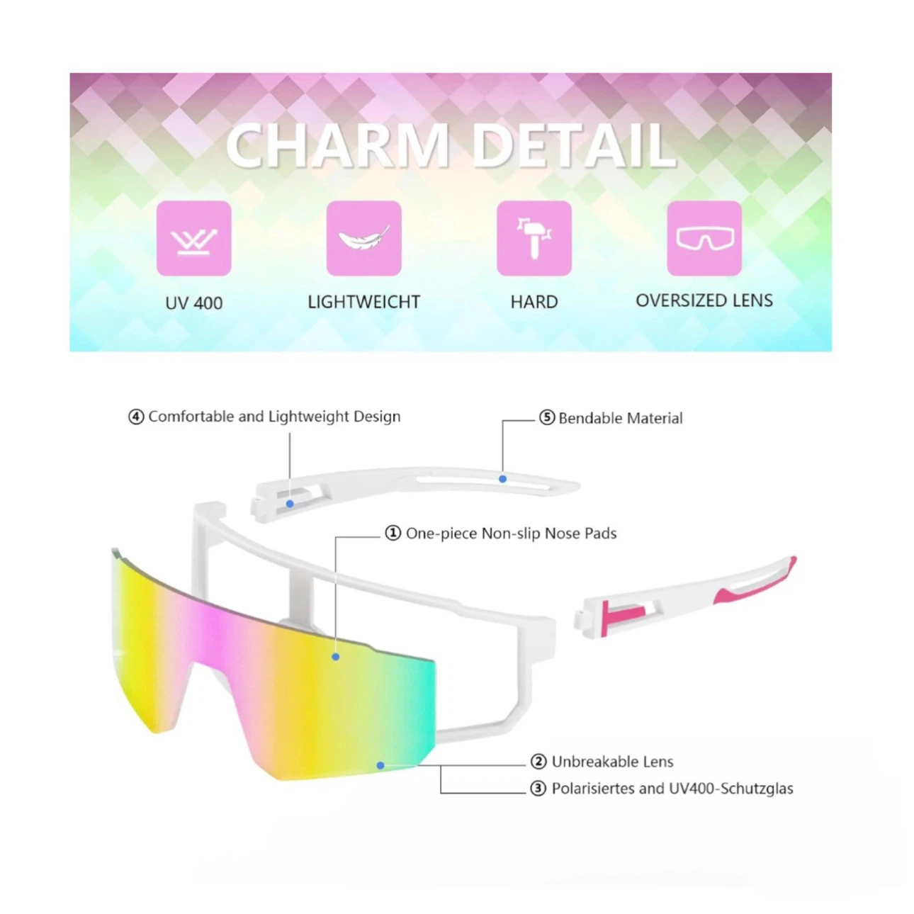 Brand new  3 Pack Running Sunglasses - photo 5