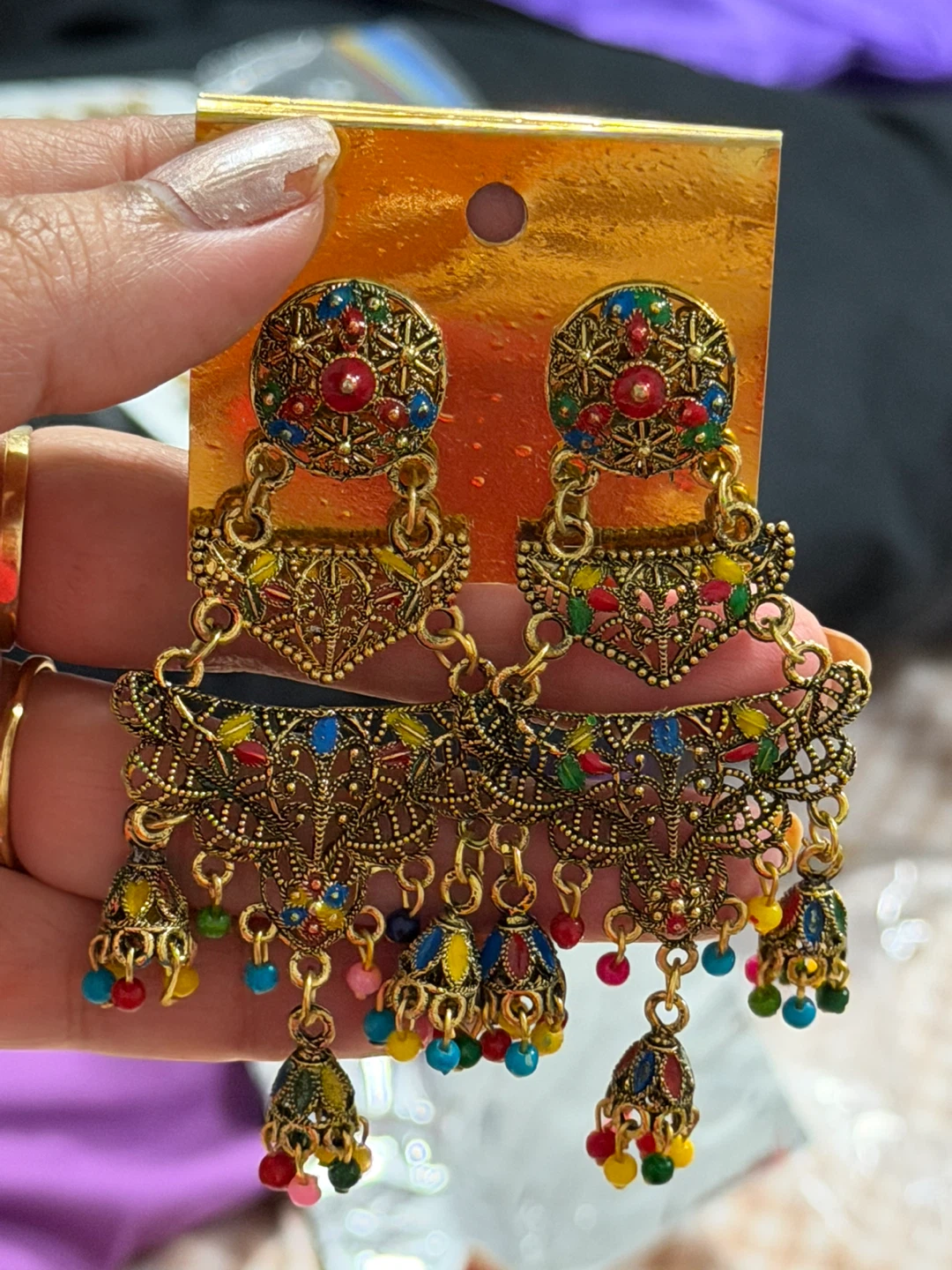 Set of 4 Pairs of Fashion Earrings - photo 2