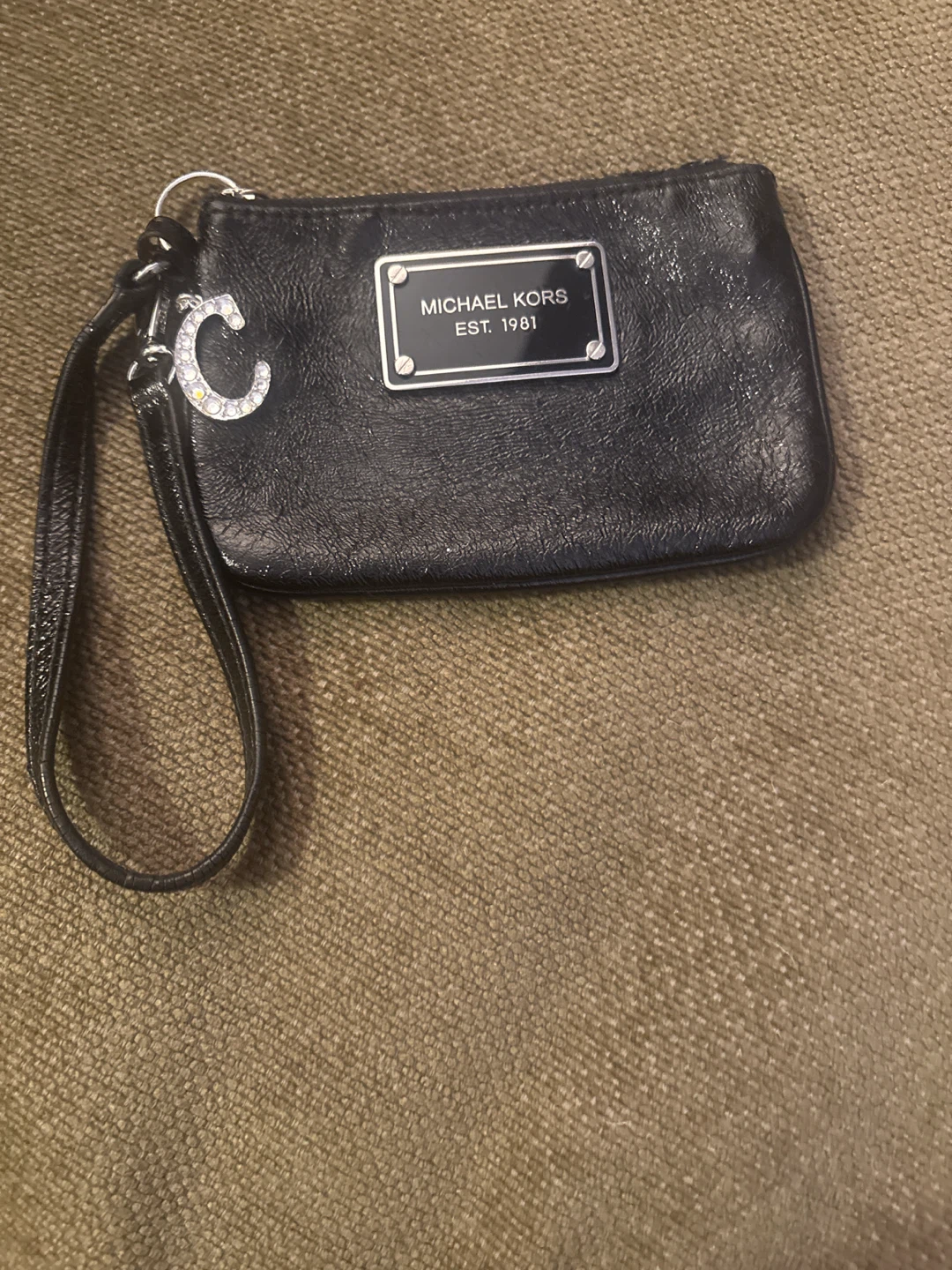 Michael Kors Black Wristlet